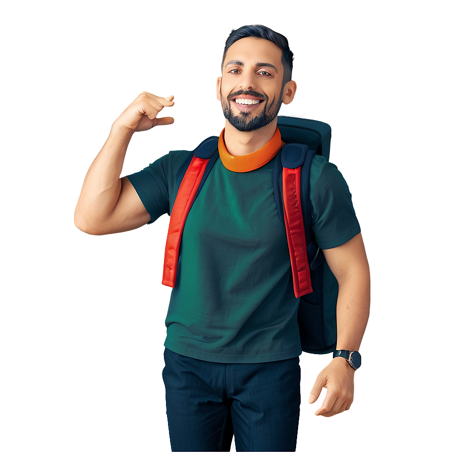 Happy Man Vector Png Vjq58