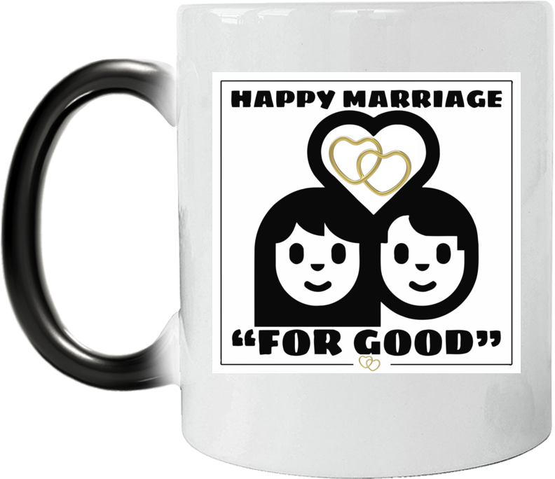 Happy Marriage Mug Design