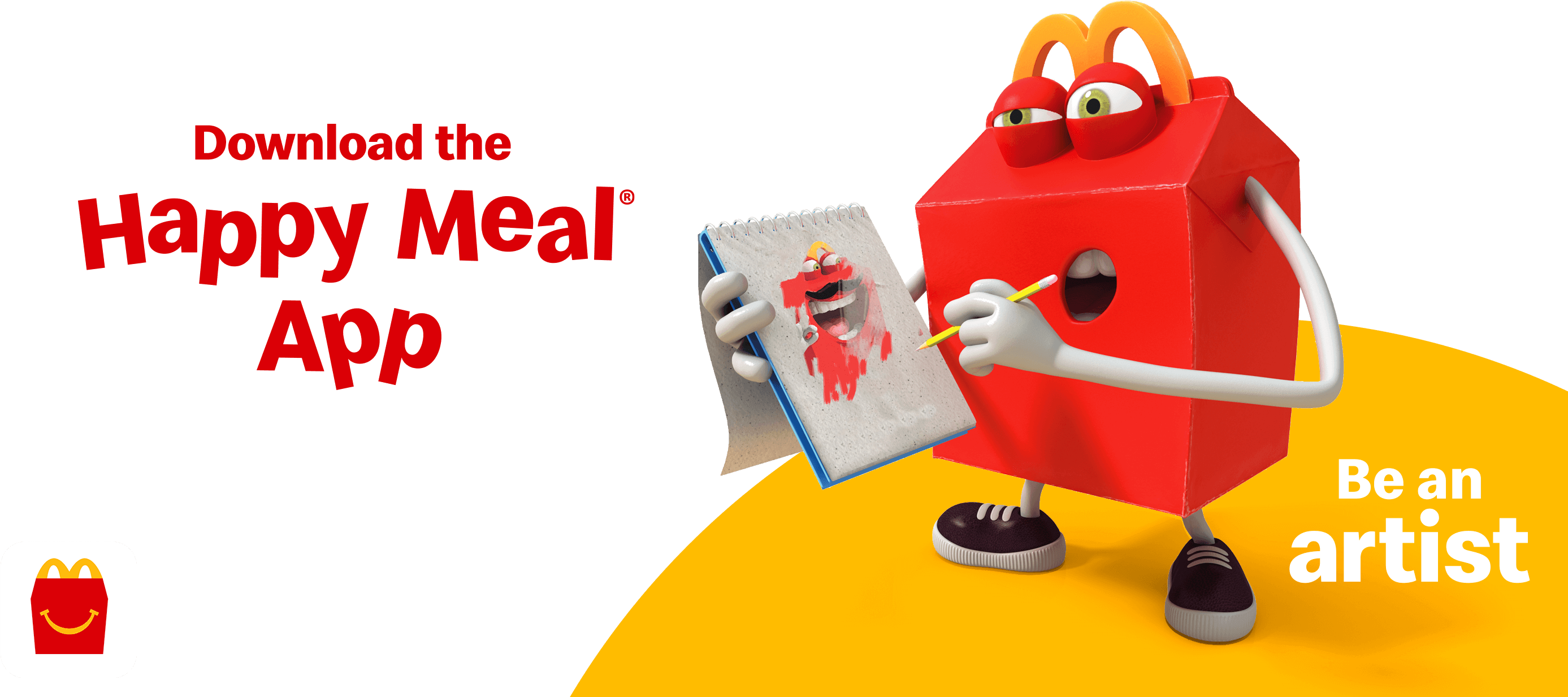 Happy Meal App Promotion Artist Theme