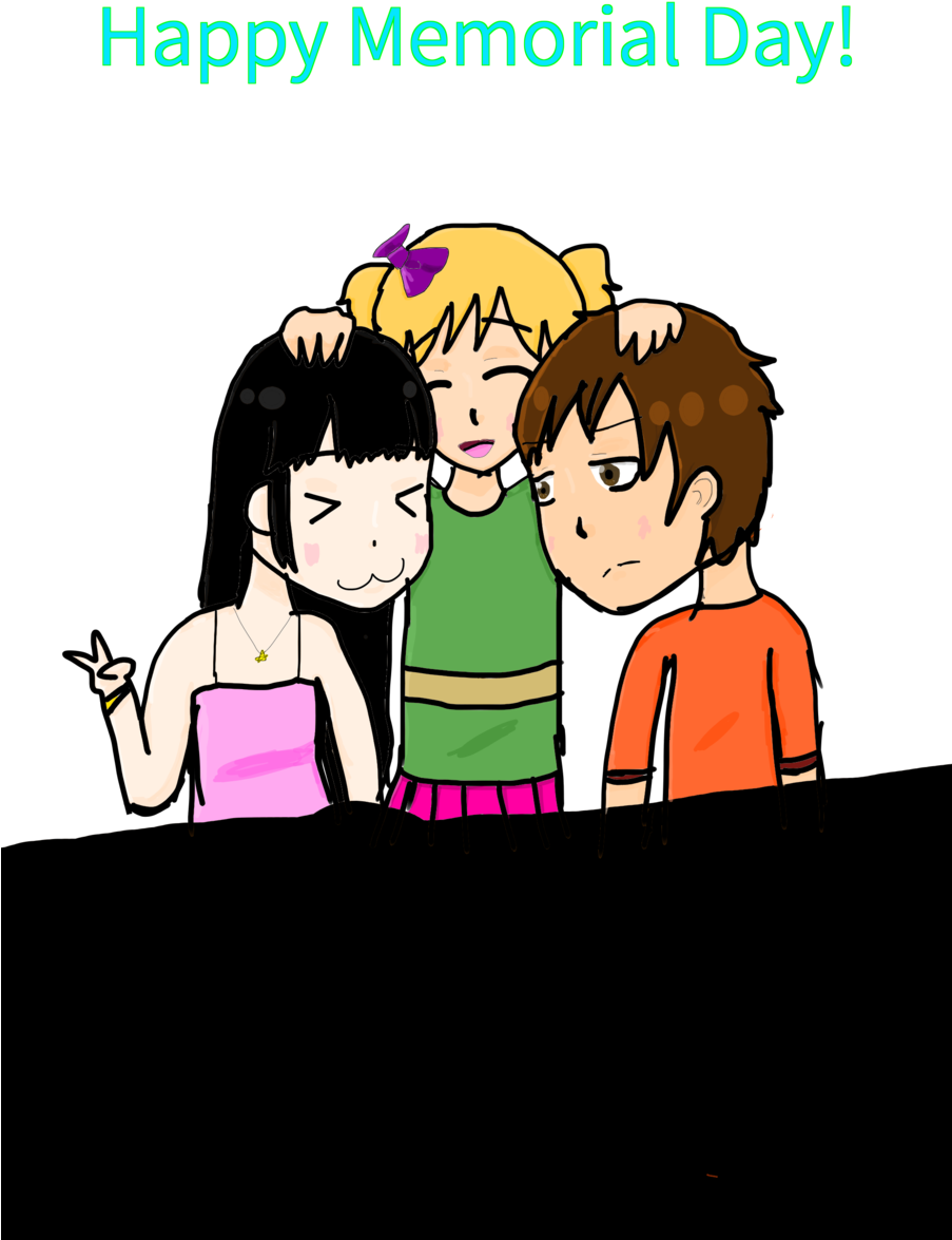 Happy Memorial Day - Cartoon, HD Png Download PNG with transparent background