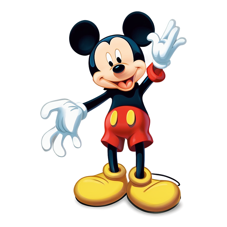 Happy Mickey Mouse Character PNG kxe18 PNG with transparent background