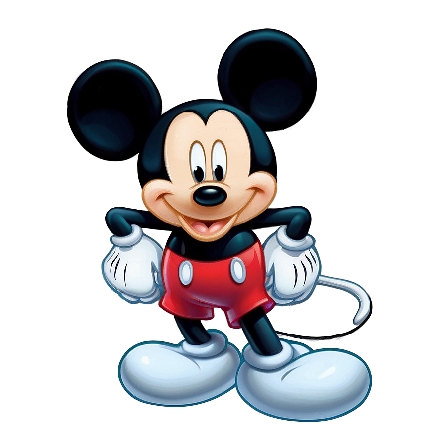 Happy Mickey Mouse Graphic Png 06292024