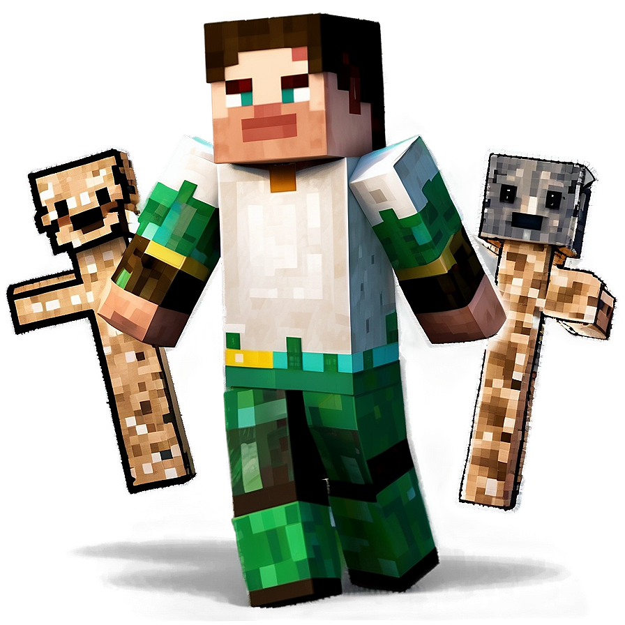 Happy Minecraft Villager Png Opu