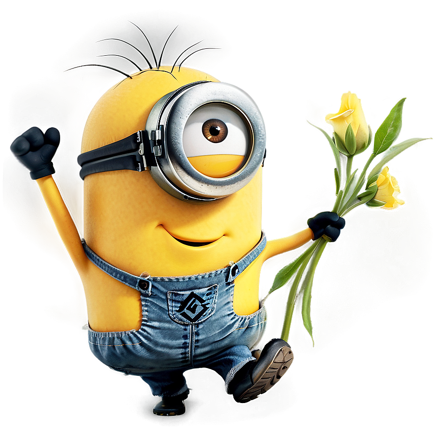 Happy Minion PNG kgy63 PNG image with a transparent background, free high-resolution download