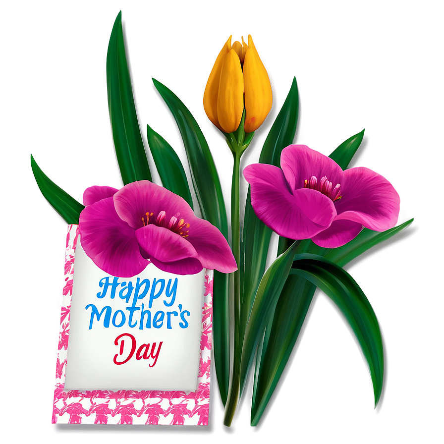 Happy Mothers Day Card PNG xti84 PNG with transparent background