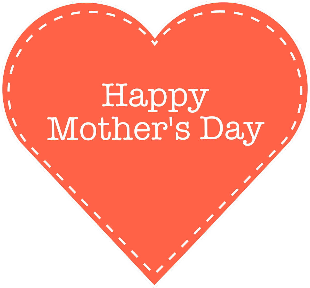 Happy Mother's Day, Mom, Love, Mother, Child, Greeting - Happy Mothers Day Heart, HD Png Download PNG with transparent background
