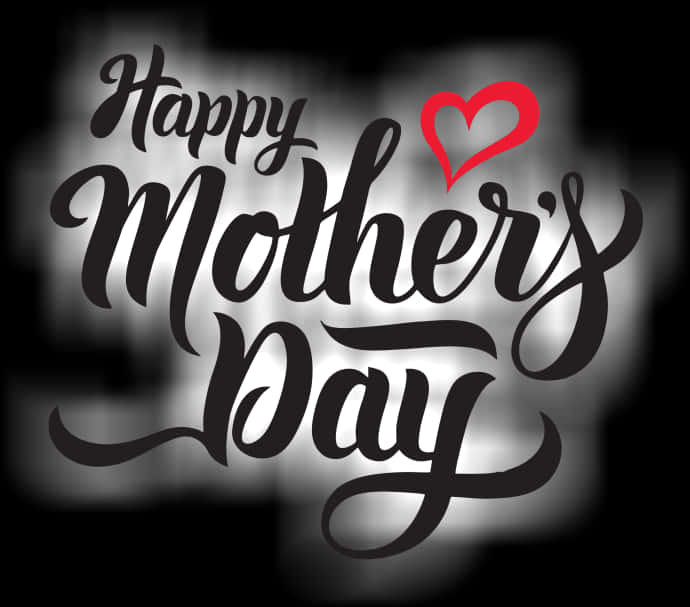 Happy Mothers Day Heart Graphic