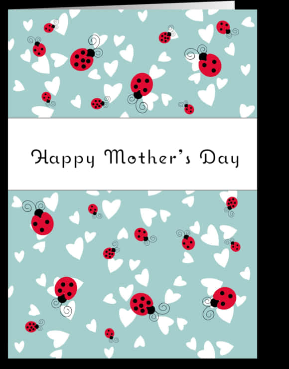 Happy Mother's Day Ladybugs Greeting Card - Happy Mothers Day Ladybug, HD Png Download PNG with transparent background