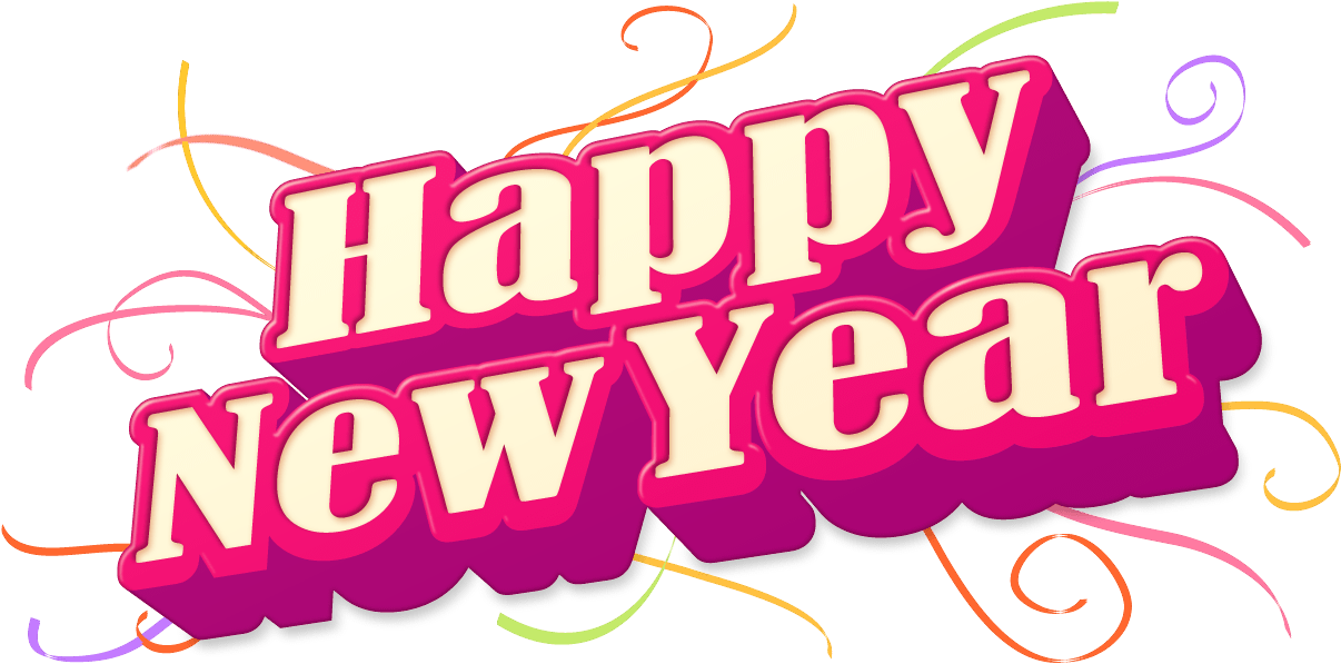 Happy New Year Png, Transparent Png PNG image with a transparent background, free high-resolution download