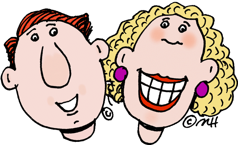 Happy Parent Cartoon Faces