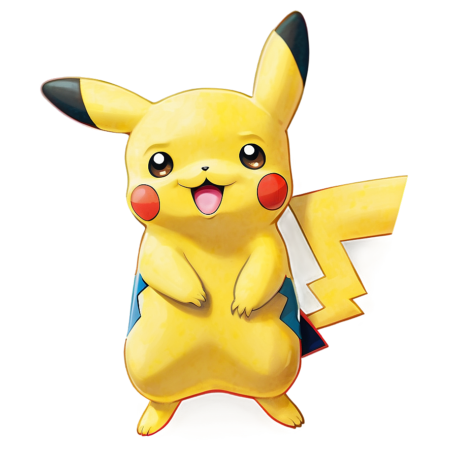 Happy Pikachu PNG 05032024 PNG with transparent background