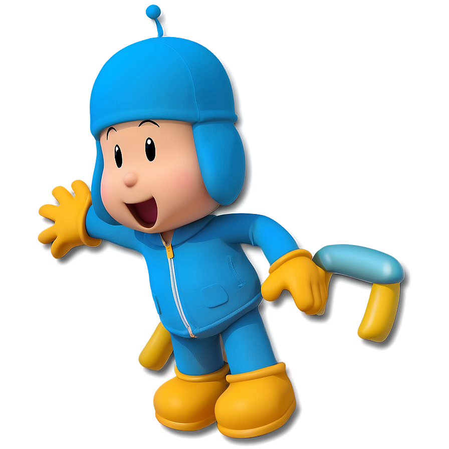 Happy Pocoyo Image PNG qak74 PNG with transparent background