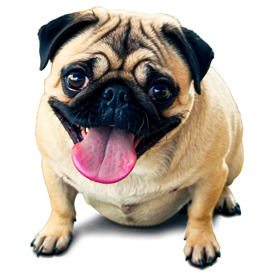 Happy Pug Dog Png Oty