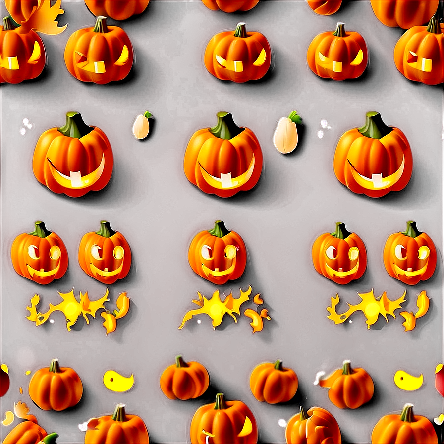 Happy Pumpkin Face Png Lqg96