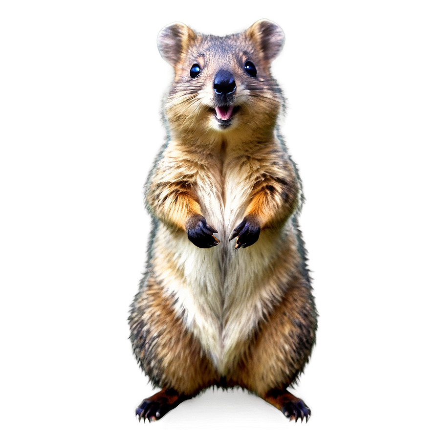 Happy Quokka Animal Png 06242024