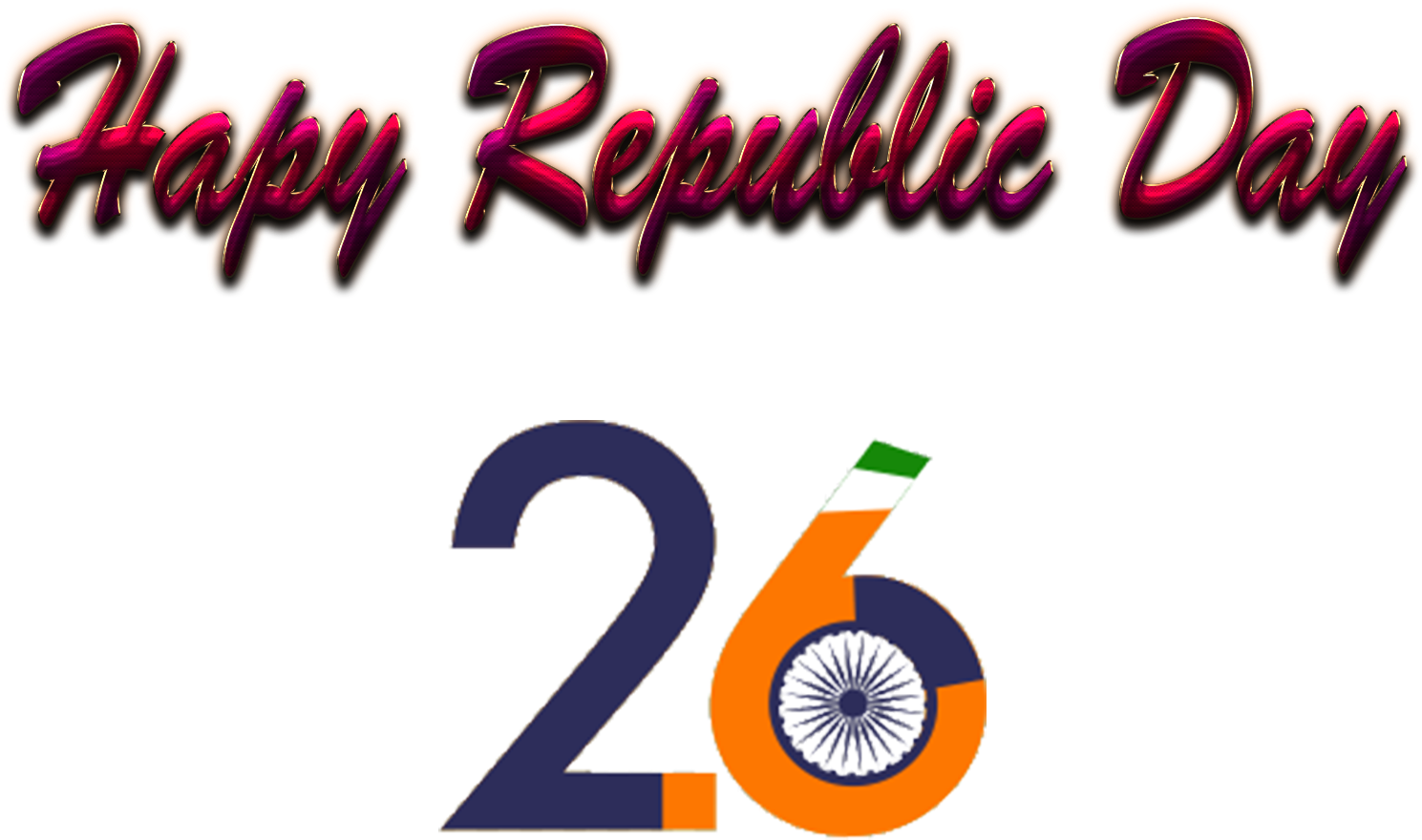 Happy Republic Day26 January Celebration