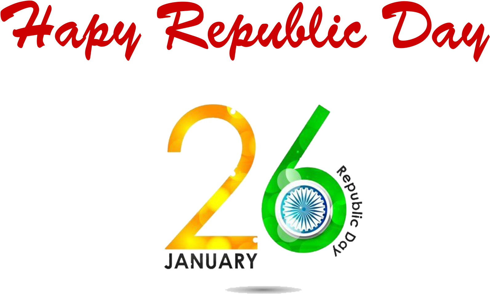 Happy Republic Day26 January Celebration