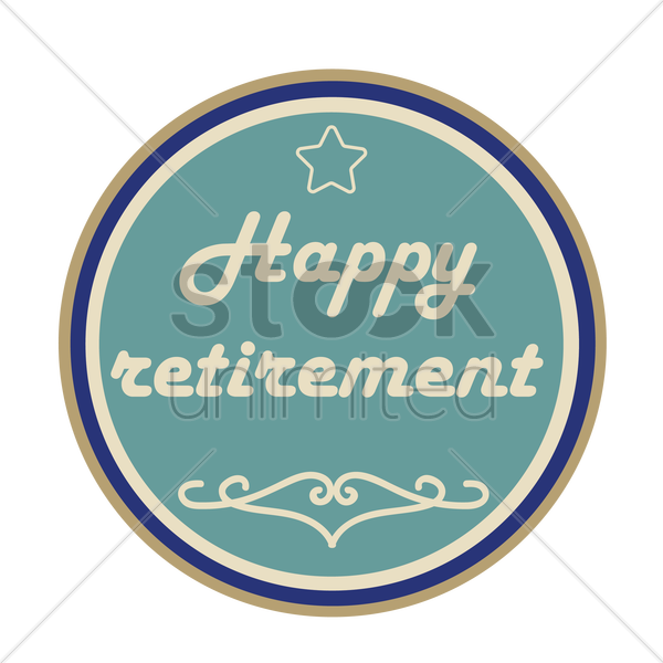 Happy Retirement Label V矢量图形 - Joint Force Headquarters National Capital, HD Png Download PNG with transparent background