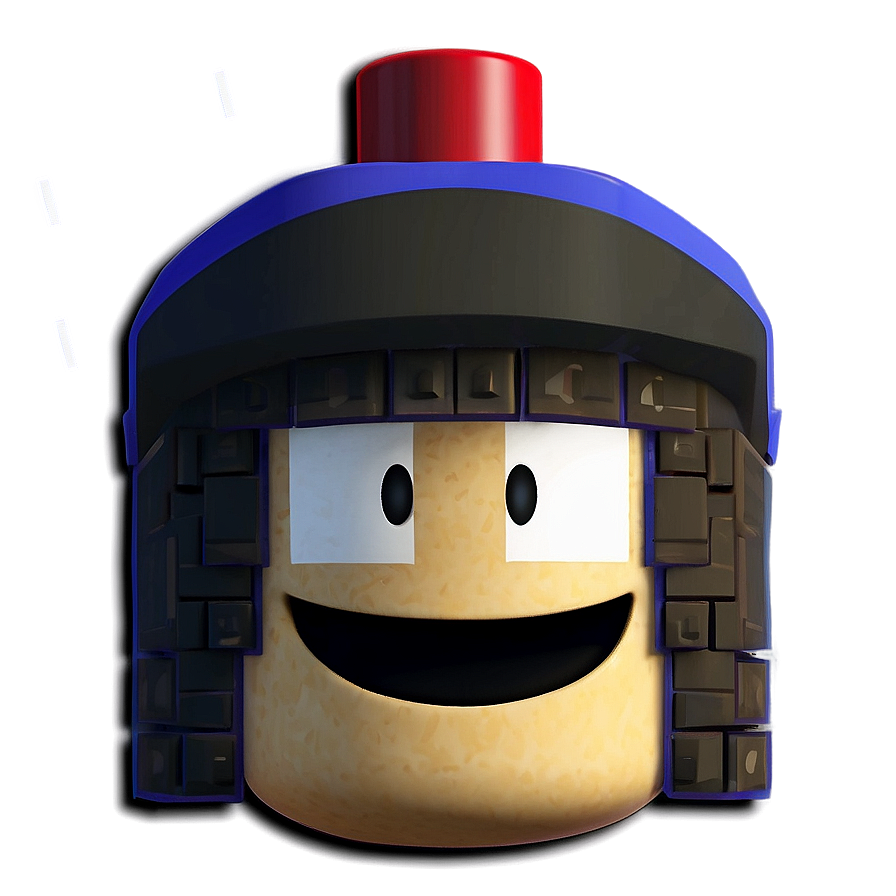 Happy Roblox Face PNG 05252024 PNG image with a transparent background, free high-resolution download