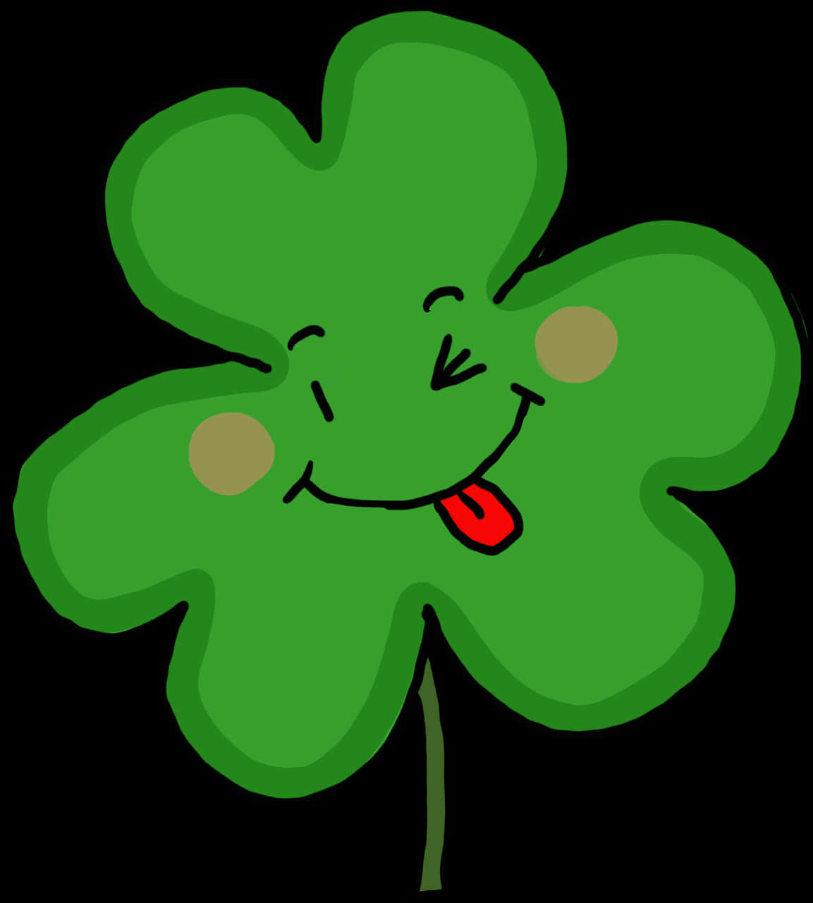 Shamrock, Irish, Clover, Ireland, Luck, Leprechaun - Cartoon, HD Png Download PNG with transparent background