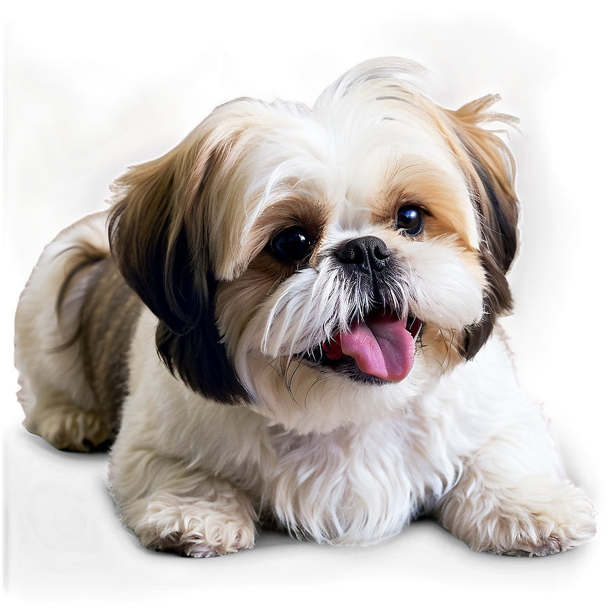 Happy Shih Tzu Smiling Png Xkr26