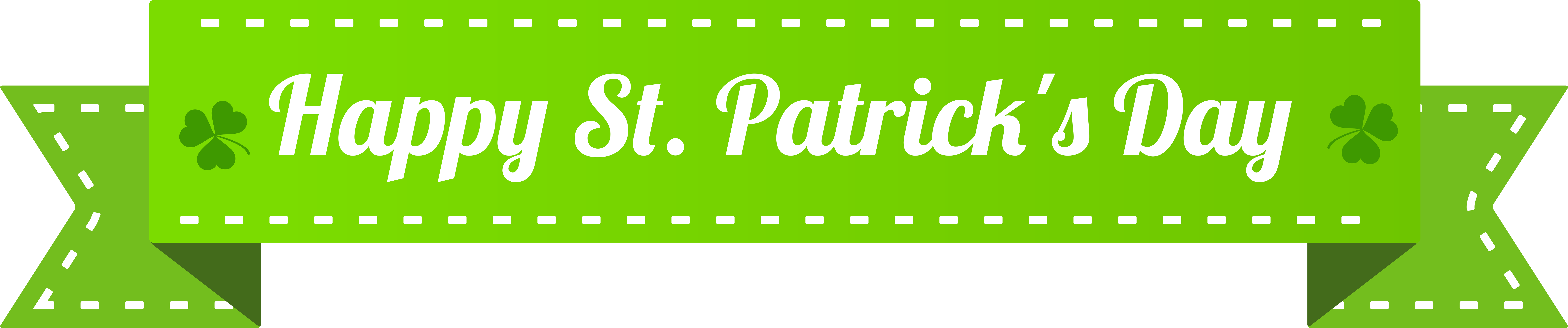 St Patricks Day Banner Png, Transparent Png PNG with transparent background