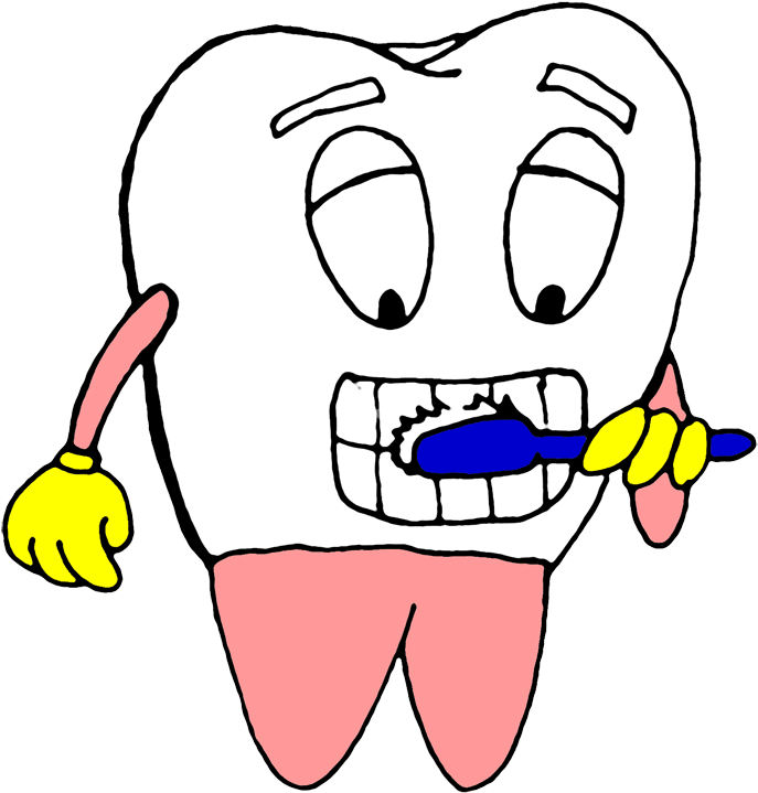 Teeth Cleaning Clipart - Brushing Teeth Clipart, HD Png Download PNG with transparent background