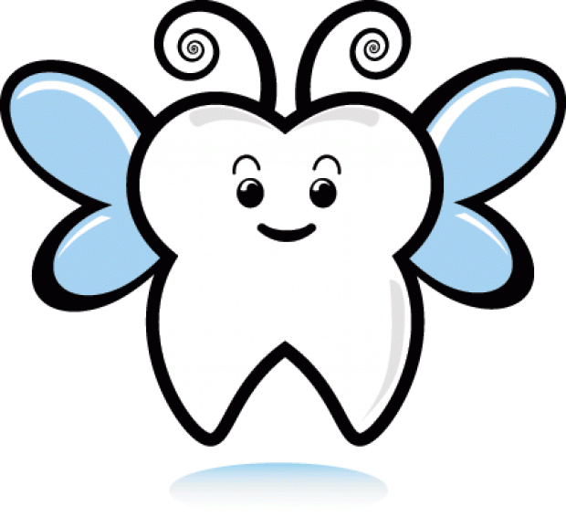 Happy Tooth Fairy Cartoon