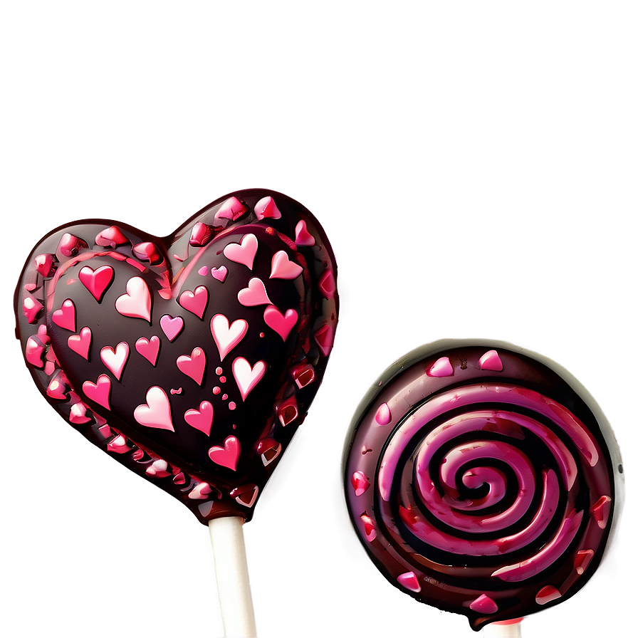 Happy Valentine's Day Heart Lollipop Png 43