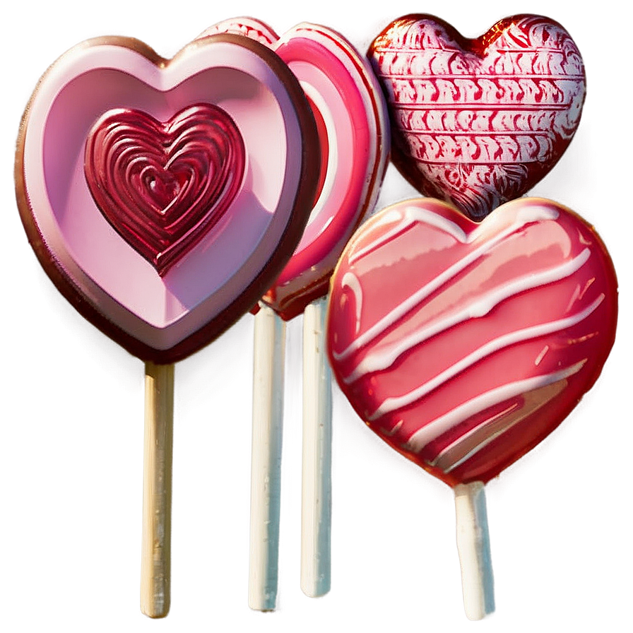 Happy Valentine's Day Heart Lollipop Png Him