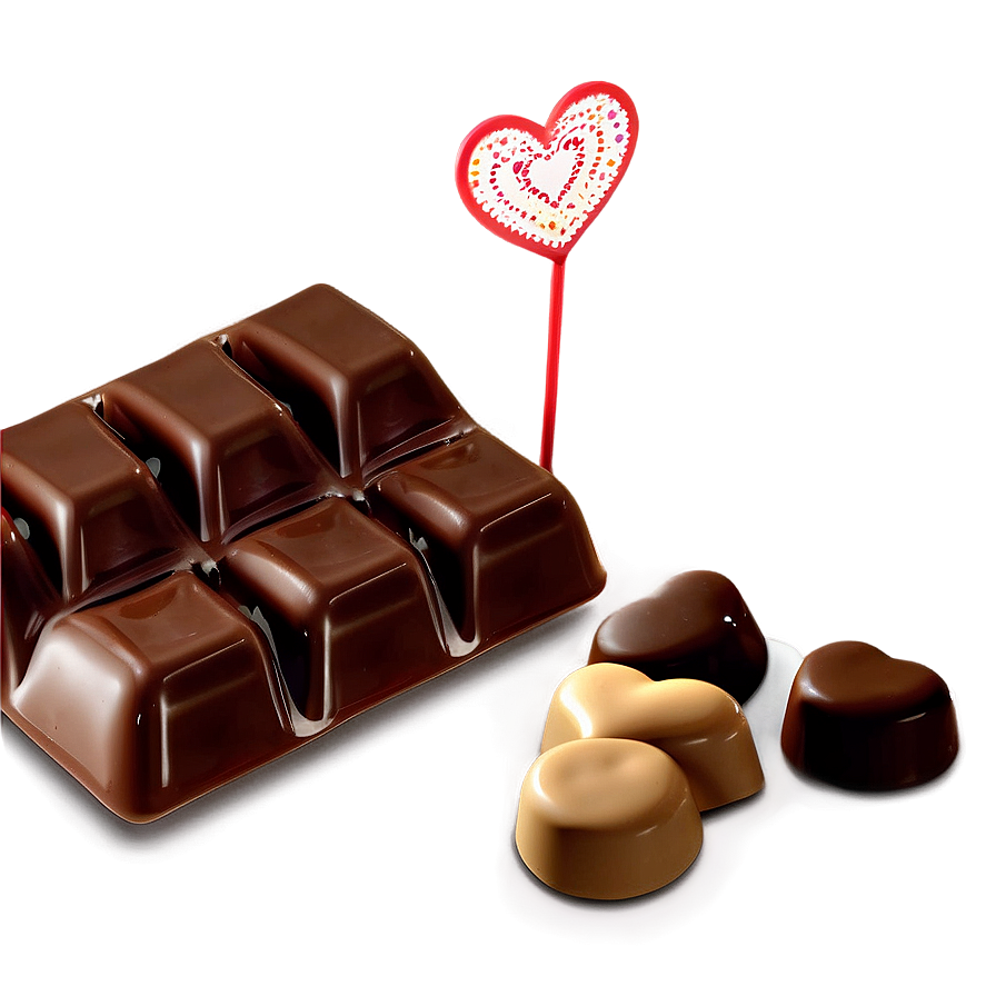 Happy Valentines Day Chocolate PNG lda52 PNG with transparent background