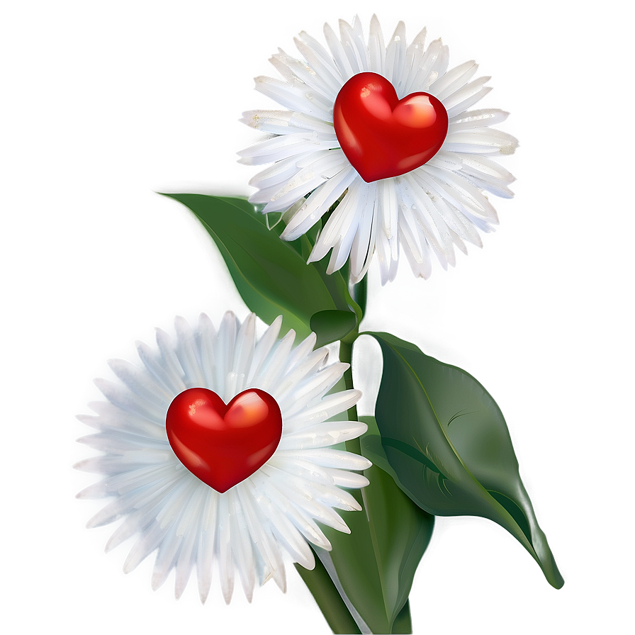 Happy Valentines Day Flowers Png Ofd