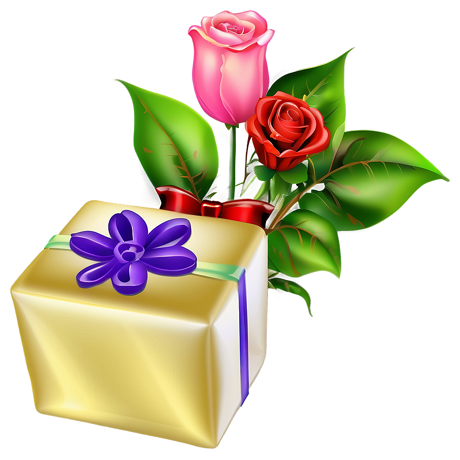 Happy Valentines Day Gift PNG aee41 PNG with transparent background