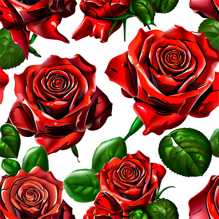 Happy Valentines Day Roses PNG 52 PNG with transparent background