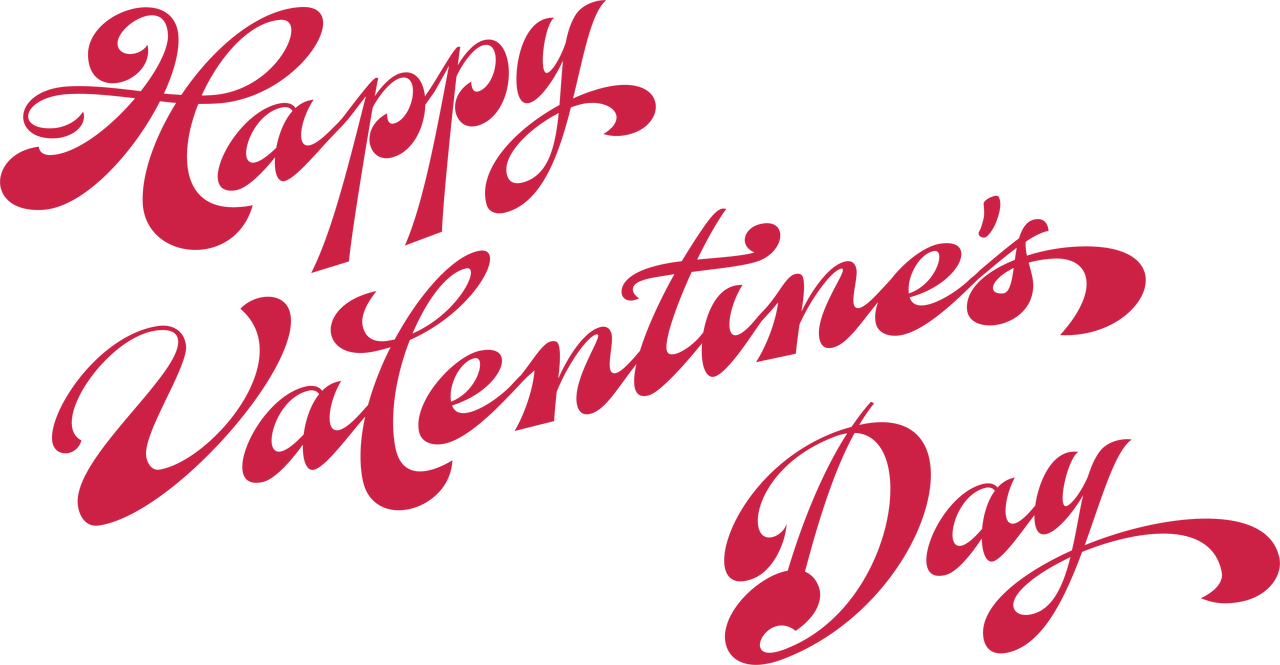 Happy Valentine's Day Words Svg Cut File - Valentine Words, HD Png Download PNG with transparent background