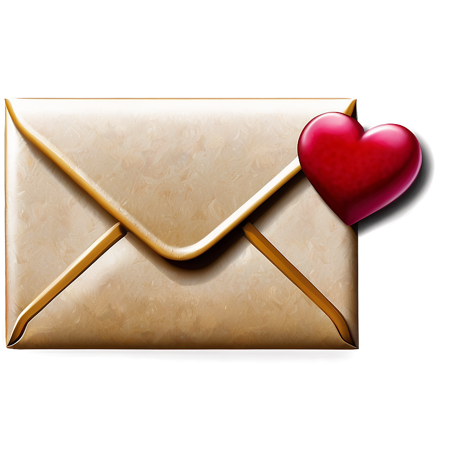 Happy Valentines Love Letter PNG wtw72 PNG with transparent background