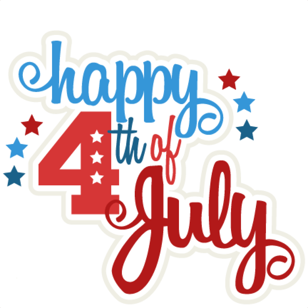 Happy4thof July Celebration Graphic PNG with transparent background