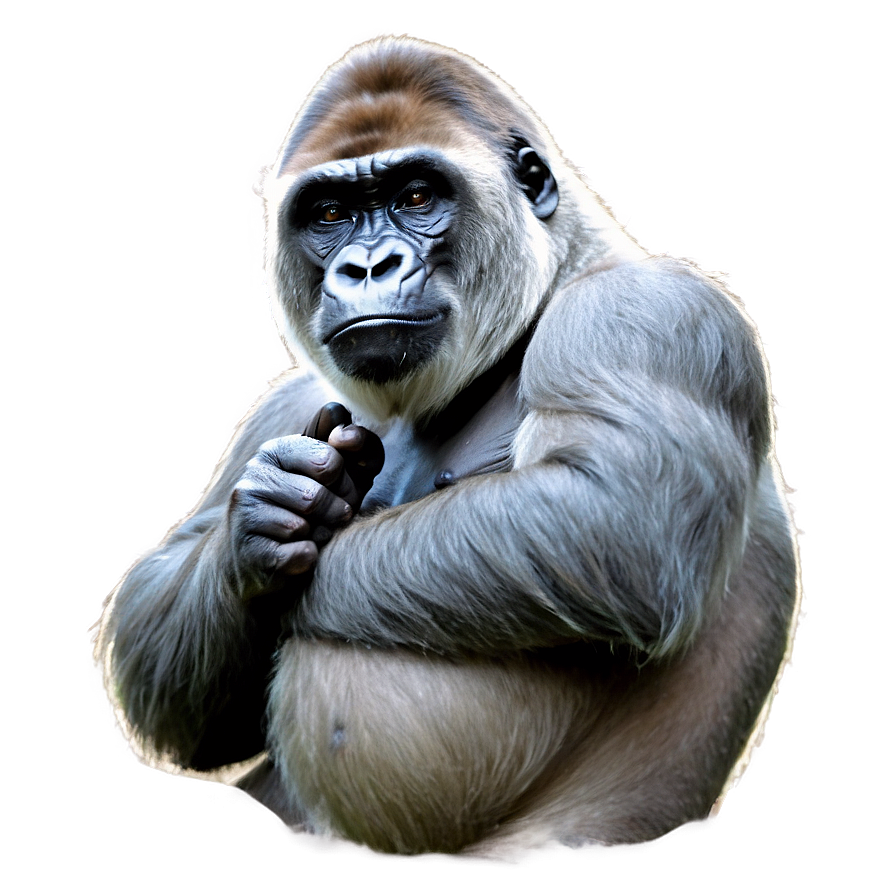 Harambe Peaceful Gorilla Png 06262024