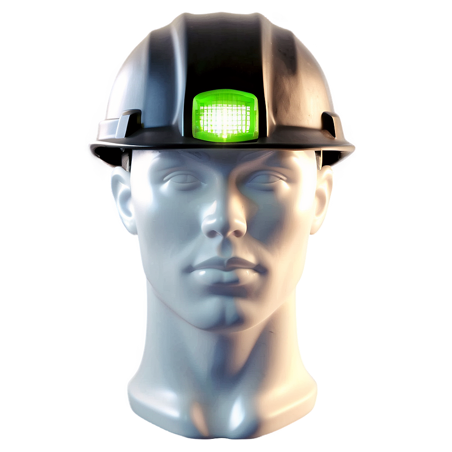 Hard Hat with Headlamp PNG lso99 PNG with transparent background