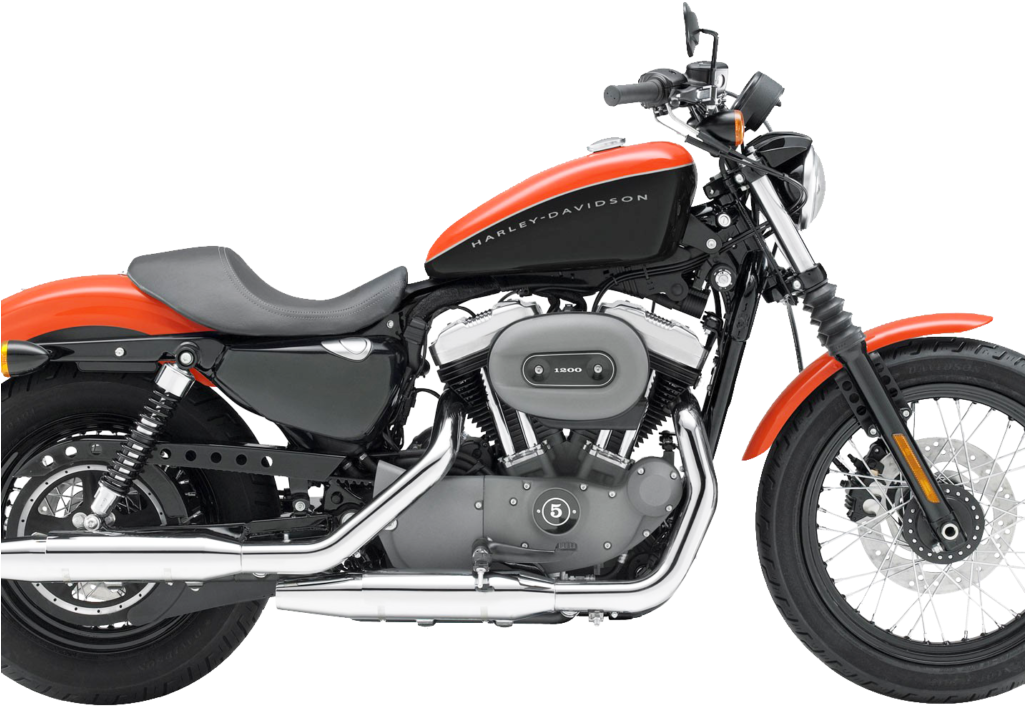 Harley Davidson 1200 Motorcycle Bike Png Transparent - 2012 Harley Nightster 1200, Png Download PNG with transparent background
