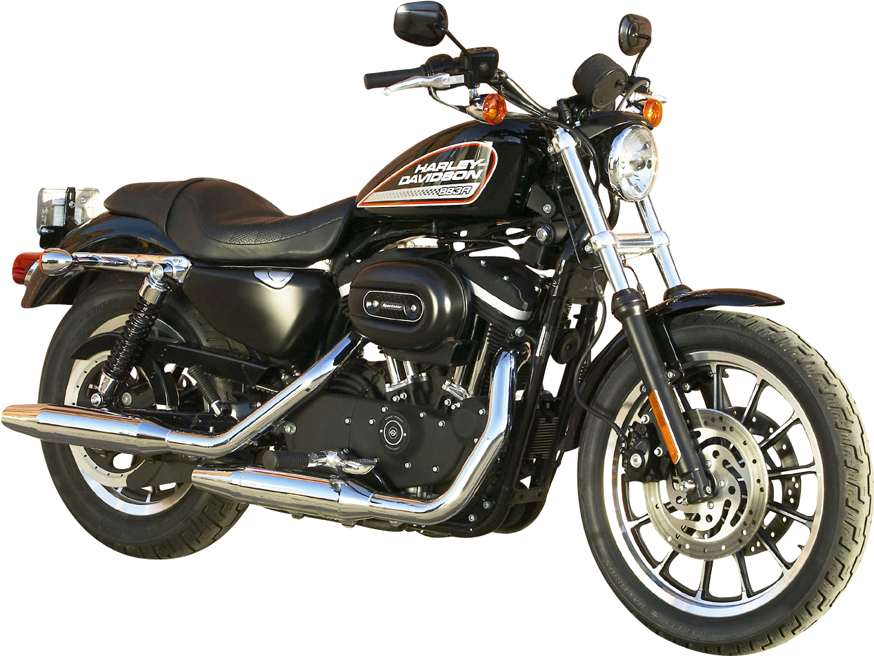 Harley Davidson 883r Motorcycle Bike Png Image - Harley Davidson 883 R, Transparent Png PNG with transparent background