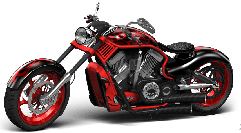 Harley Davidson Png Photo - Red Harley Davidson Bikes, Transparent Png PNG with transparent background