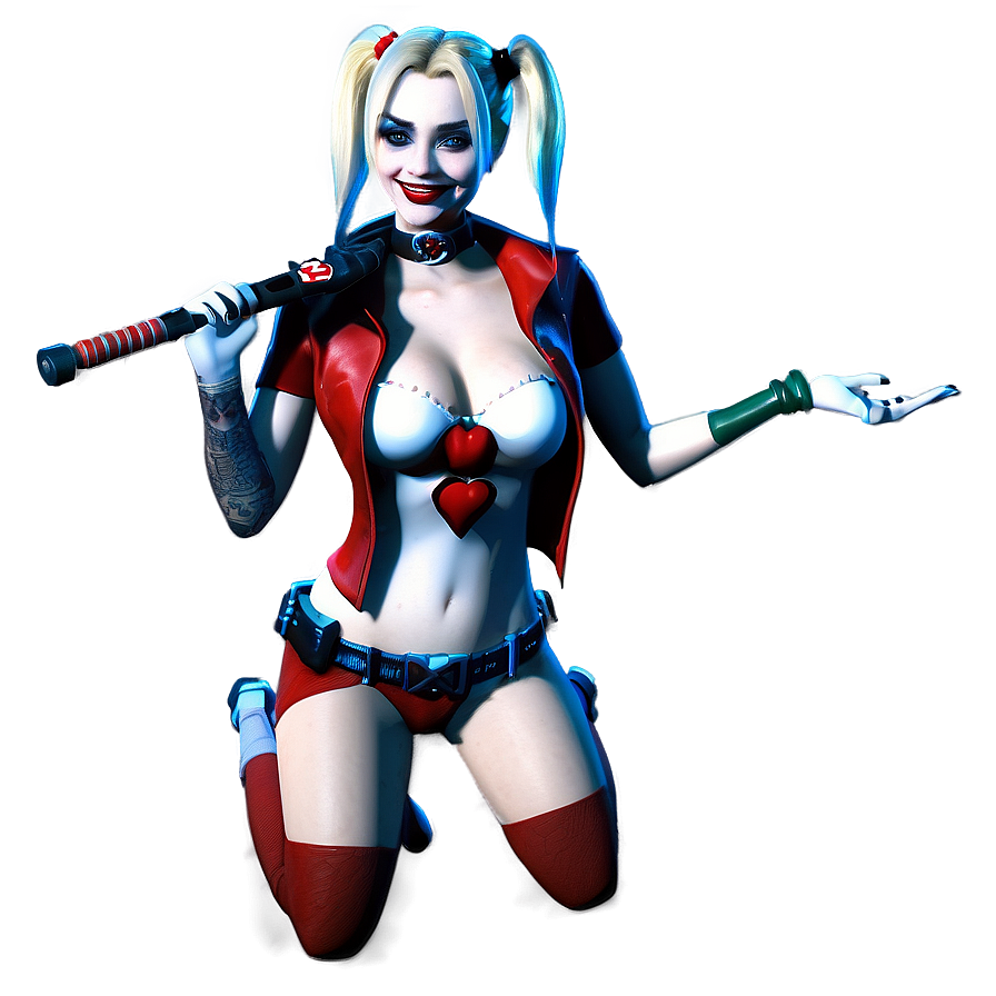 Harley Quinn Arkham Asylum Videogame Png 95