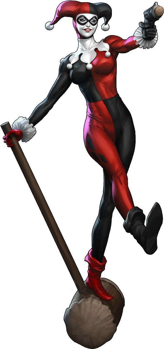 Harley Quinn Batman Joker Comic Book Art - Harley Quinn Comic Character, HD Png Download PNG with transparent background