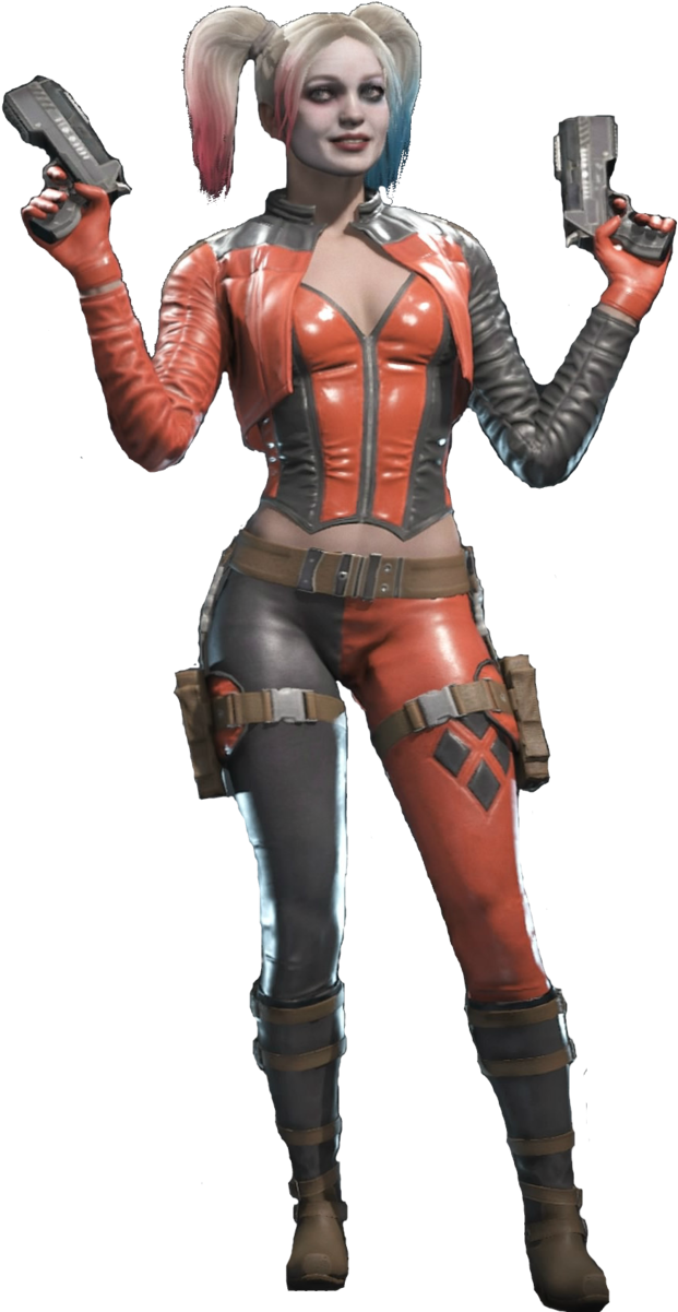 Harley Quinn Dual Pistols Pose