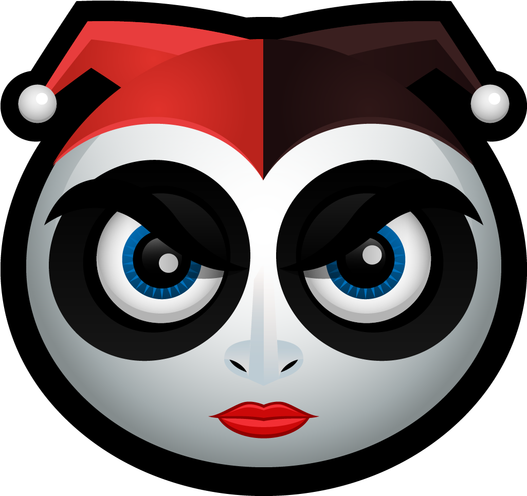 Transparent Harley Quinn Png - Harley Quinn Head Png, Png Download PNG with transparent background