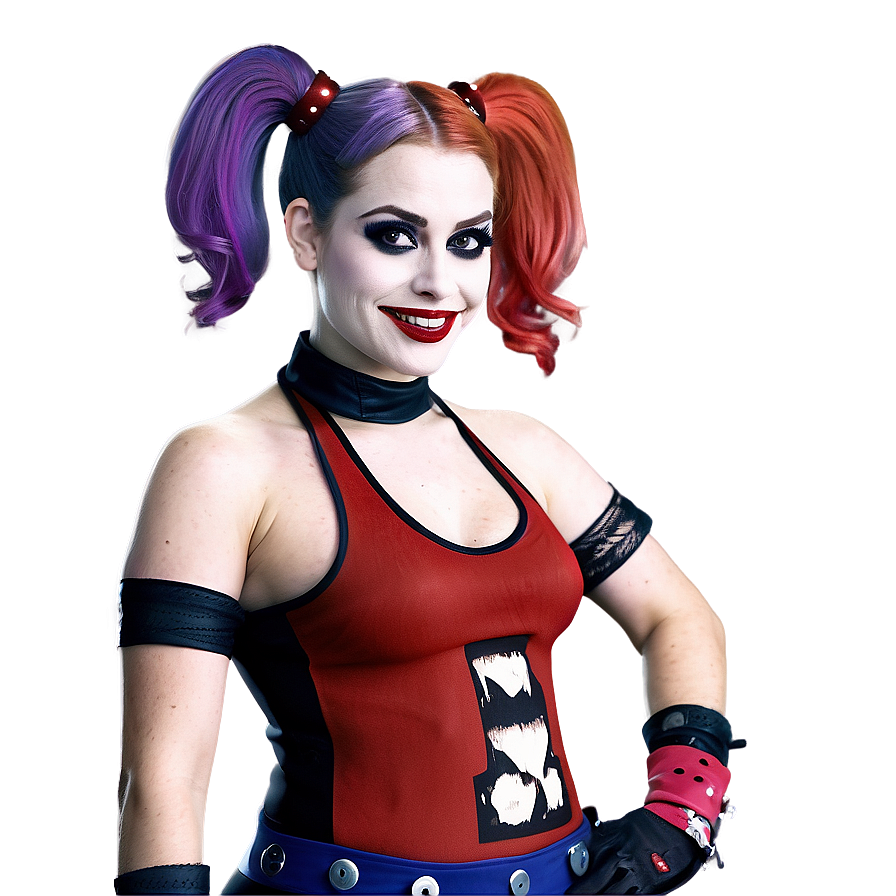 Harley Quinn Roller Derby Outfit Png 05212024