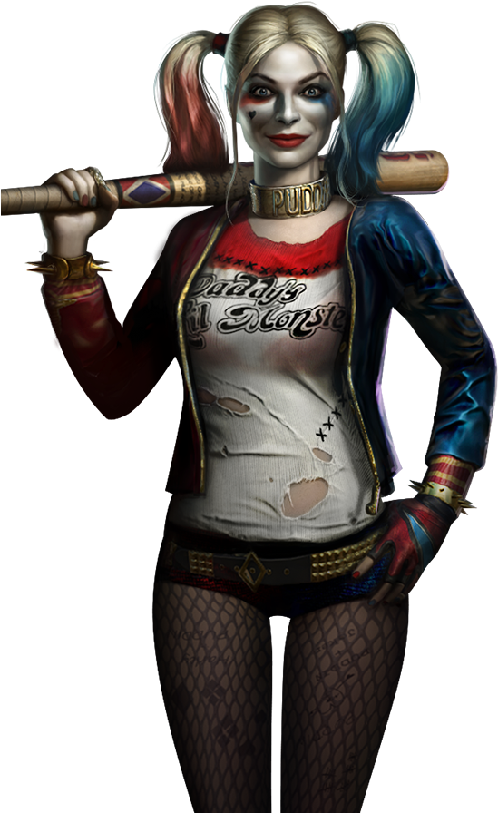 Harley Quinn With Bat