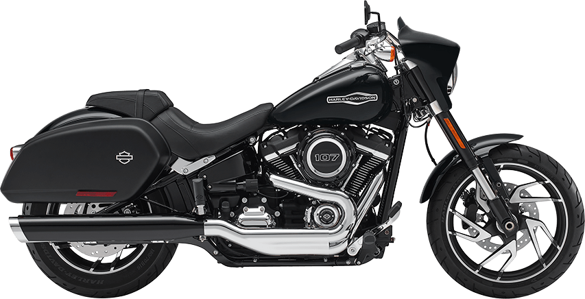 Harley Sport Glide Silver, HD Png Download PNG with transparent background