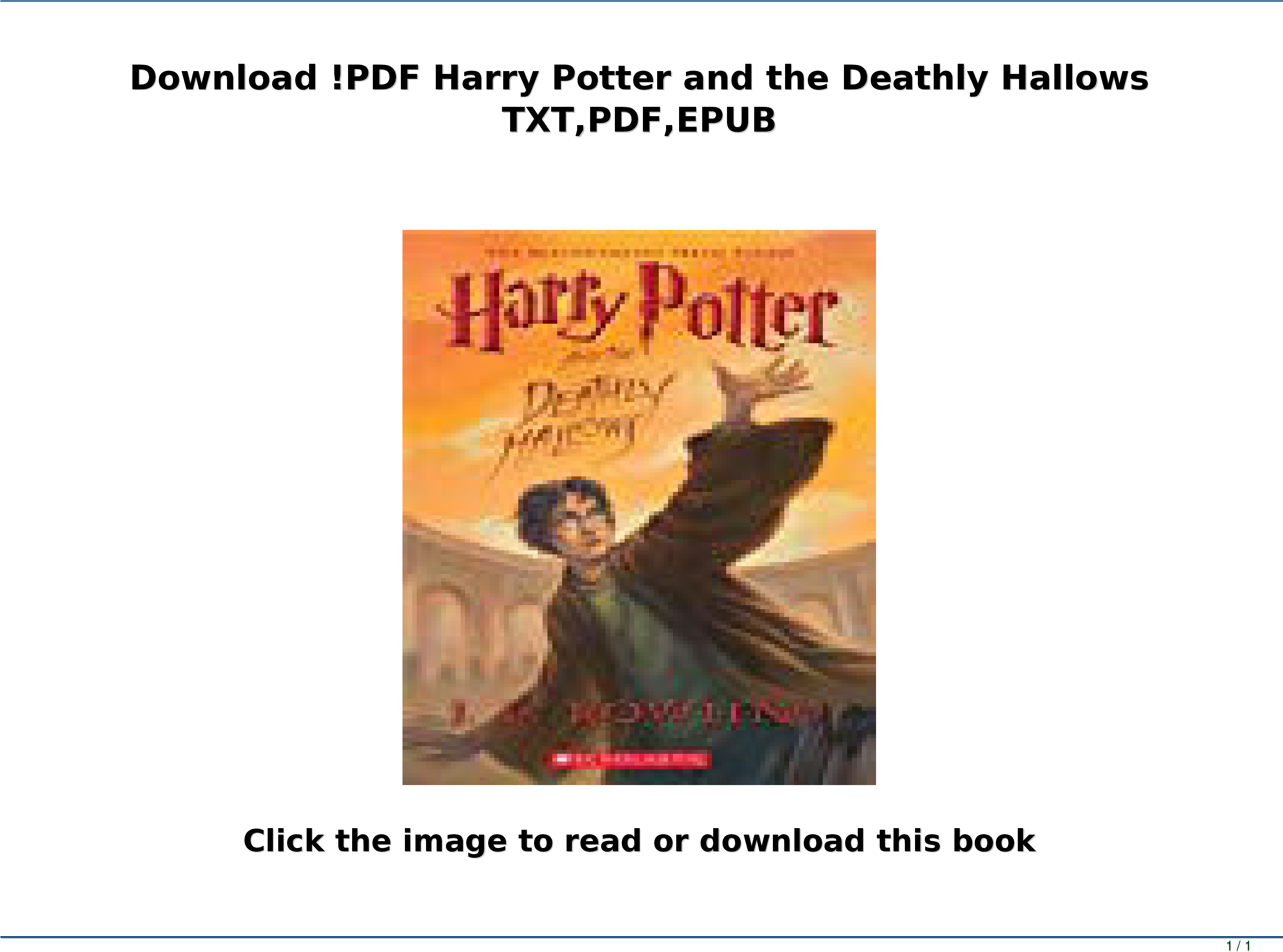 Harry Potter Deathly Hallows Book Cover PNG with transparent background